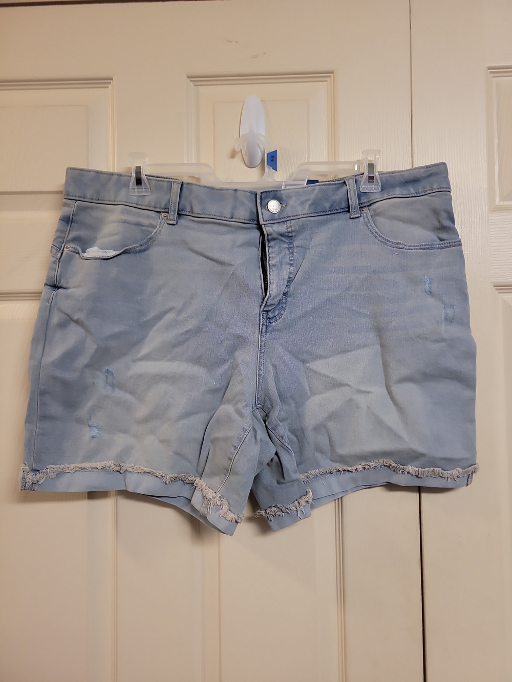Terra & Sky Light Blue Bermuda Denim Plus Sz 20W